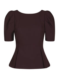 Mellisana Structure Blouse - Bordeaux