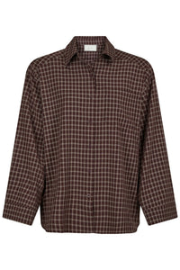 Anella Check Shirt - Bruin