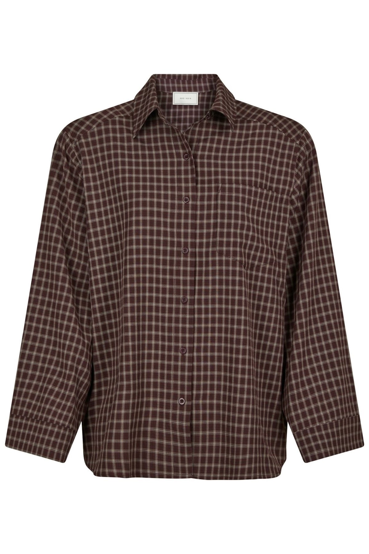 Anella Check Shirt - Bruin