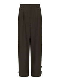 Isotta Structure Tie Pantalon - Bruin
