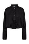 Cuff Balloon Blouse - Zwart
