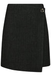 Marisi Herringbone Skirt - Donker Grijs