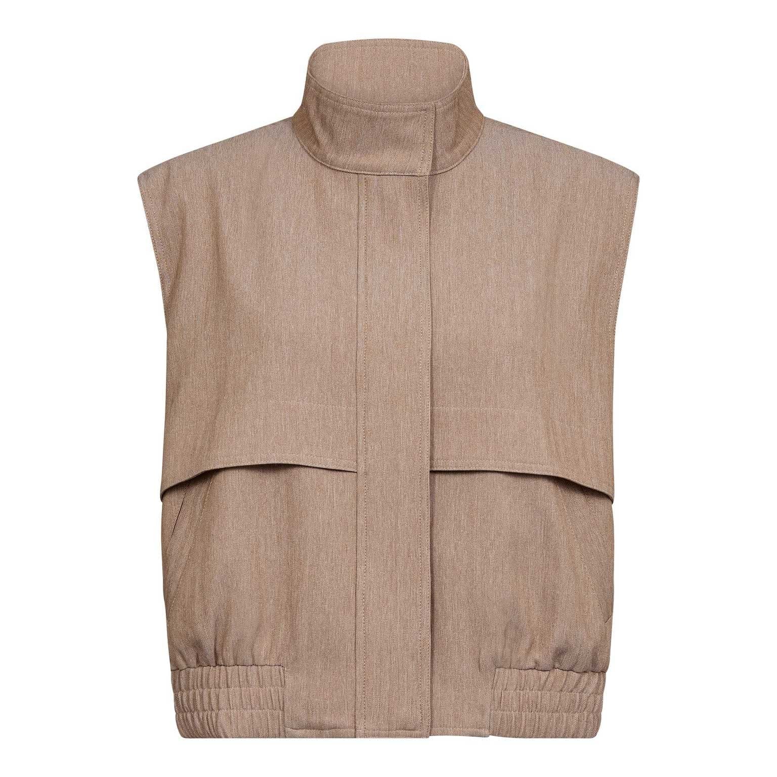 MarloCC Gilet - Zand