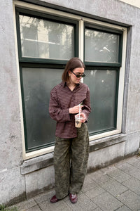 Anella Check Shirt - Bruin