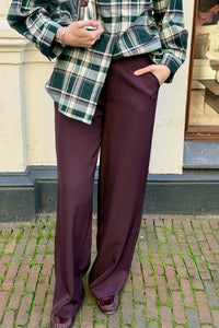 Emmett Structure Pantalon - Paars