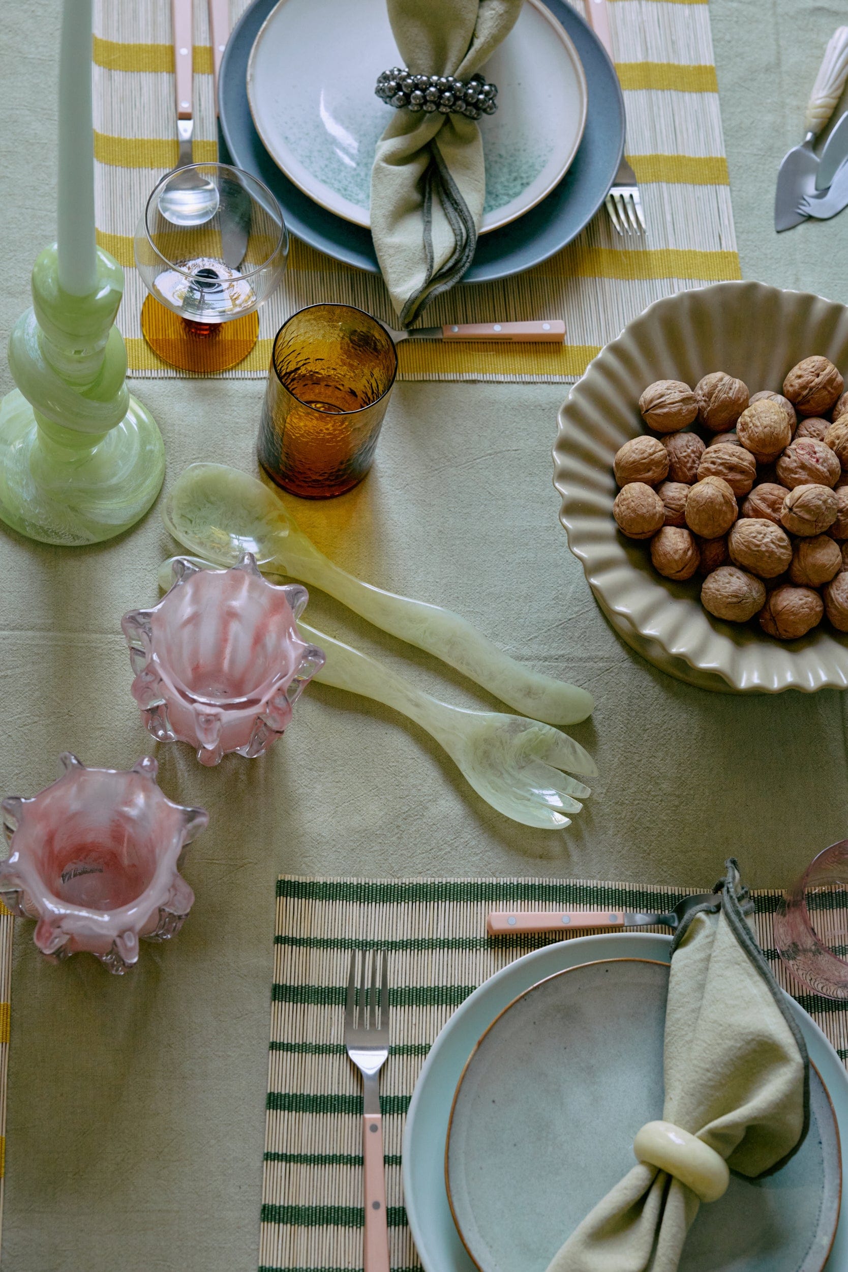 HKLiving Salad Cutlery (Set of 2) - Mist Green