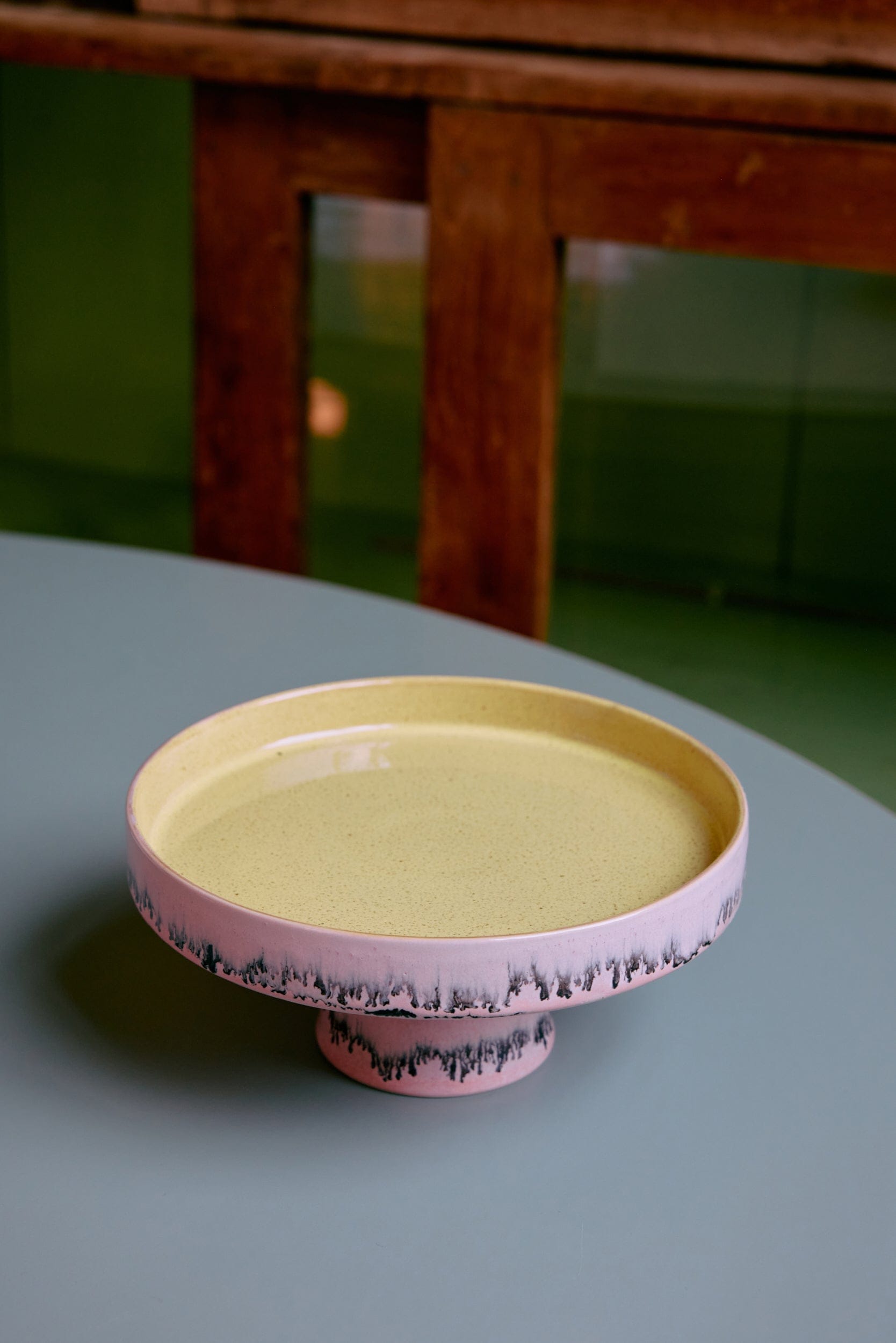 HKLiving 70's Ceramics Bowl On Base - Bubble