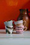 HKliving 70's Ceramics Cappuccino Mokken - Dada
