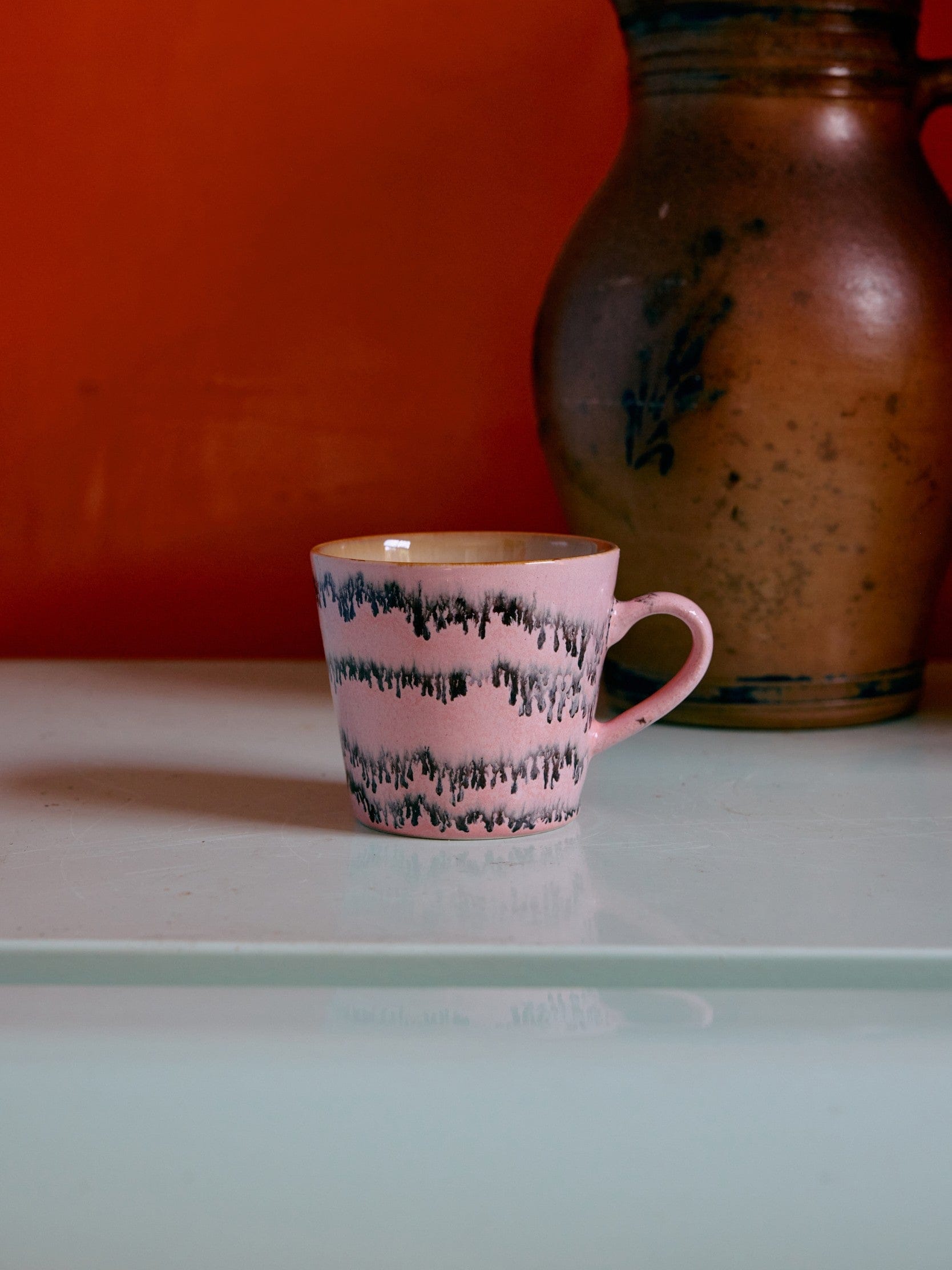 HKLiving 70'S Ceramics Cappuccino Mok - Bubble