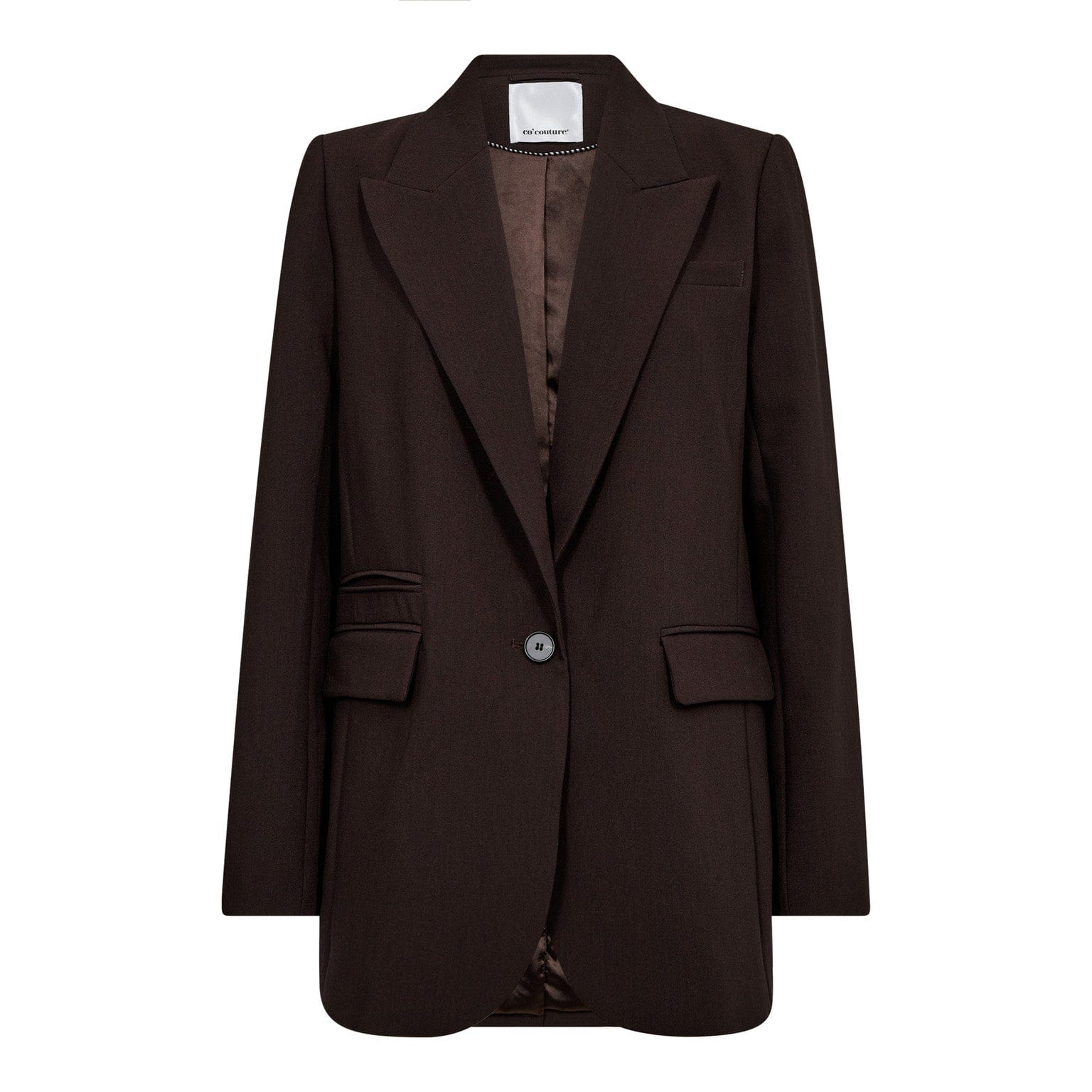 VolaCC Single Oversized Blazer - Donkerbruin