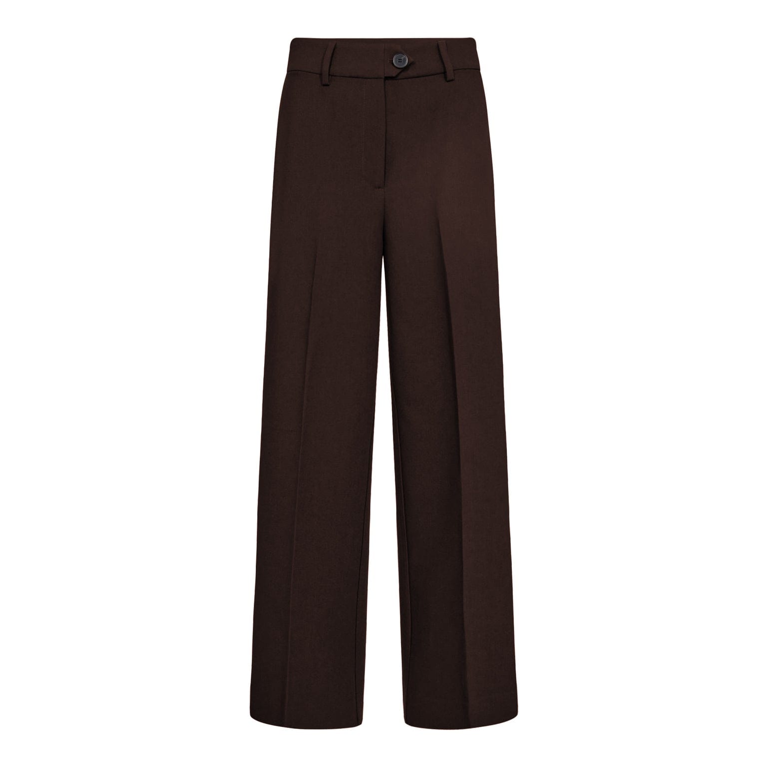 VolaCC Wijde Pantalon - Donkerbruin