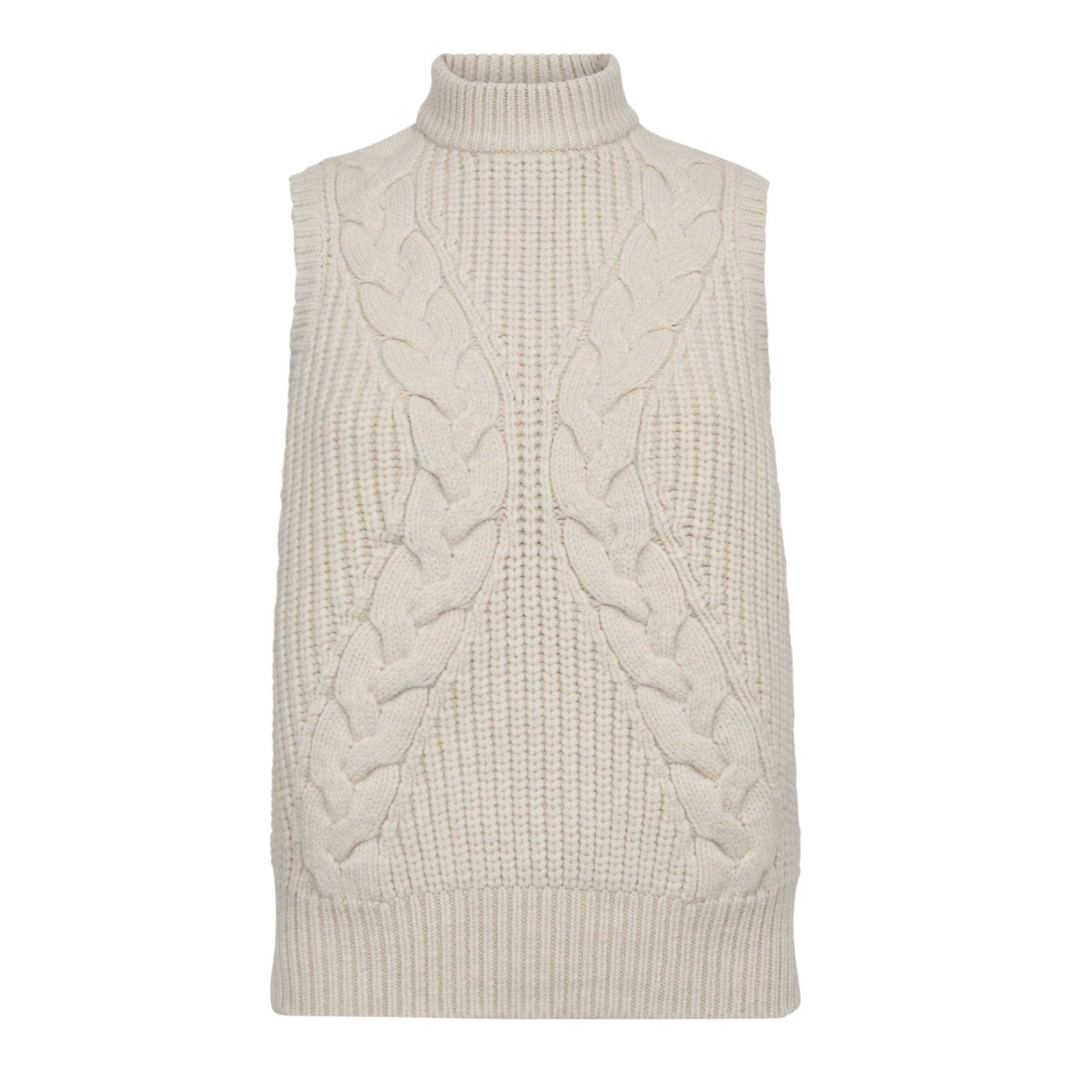 RowCC Cable Knit Top - Wit