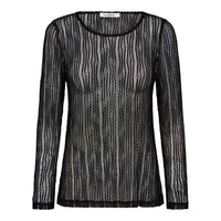 BarbCC O-Neck Top - Zwart