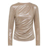 MargotCC Drape Blouse - Champagne