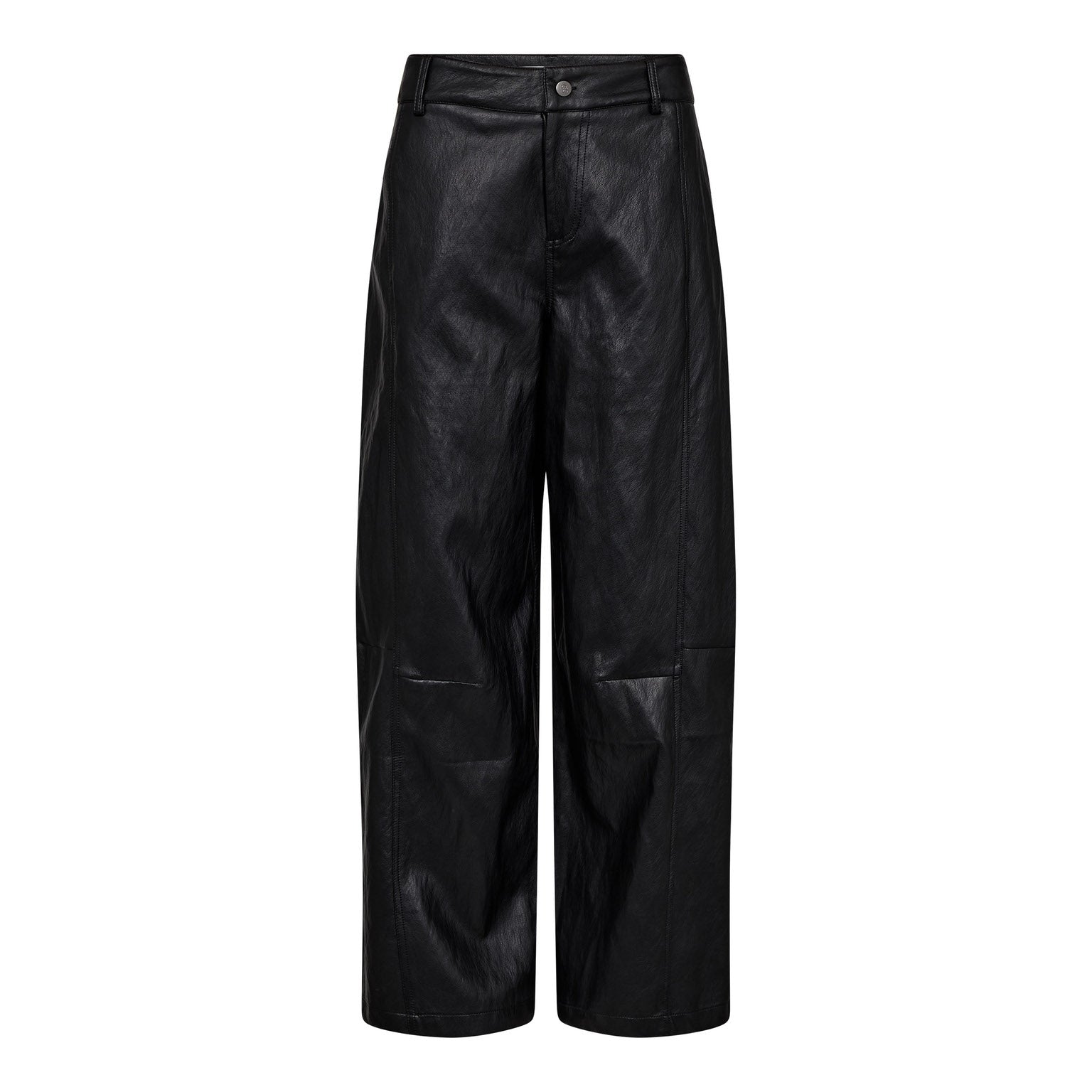 GittCC Faux Leather Pants - Zwart