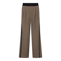 AminaCC Split Pantalon - Grijsbruin