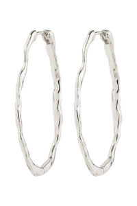 Timber Oorbellen - Zilver