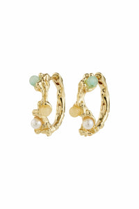 Iris Hoop Oorbellen - Goud