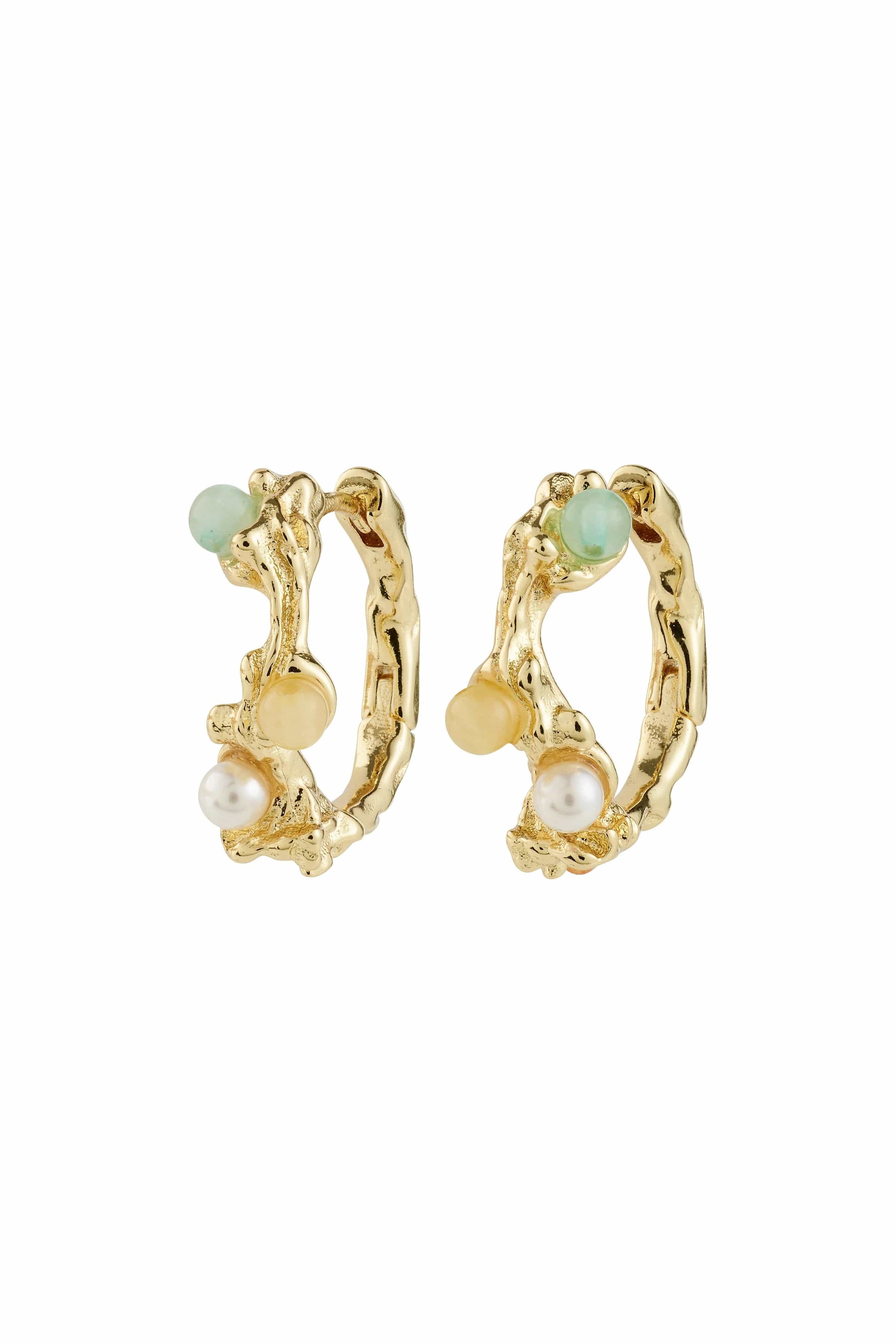 Iris Hoop Oorbellen - Goud