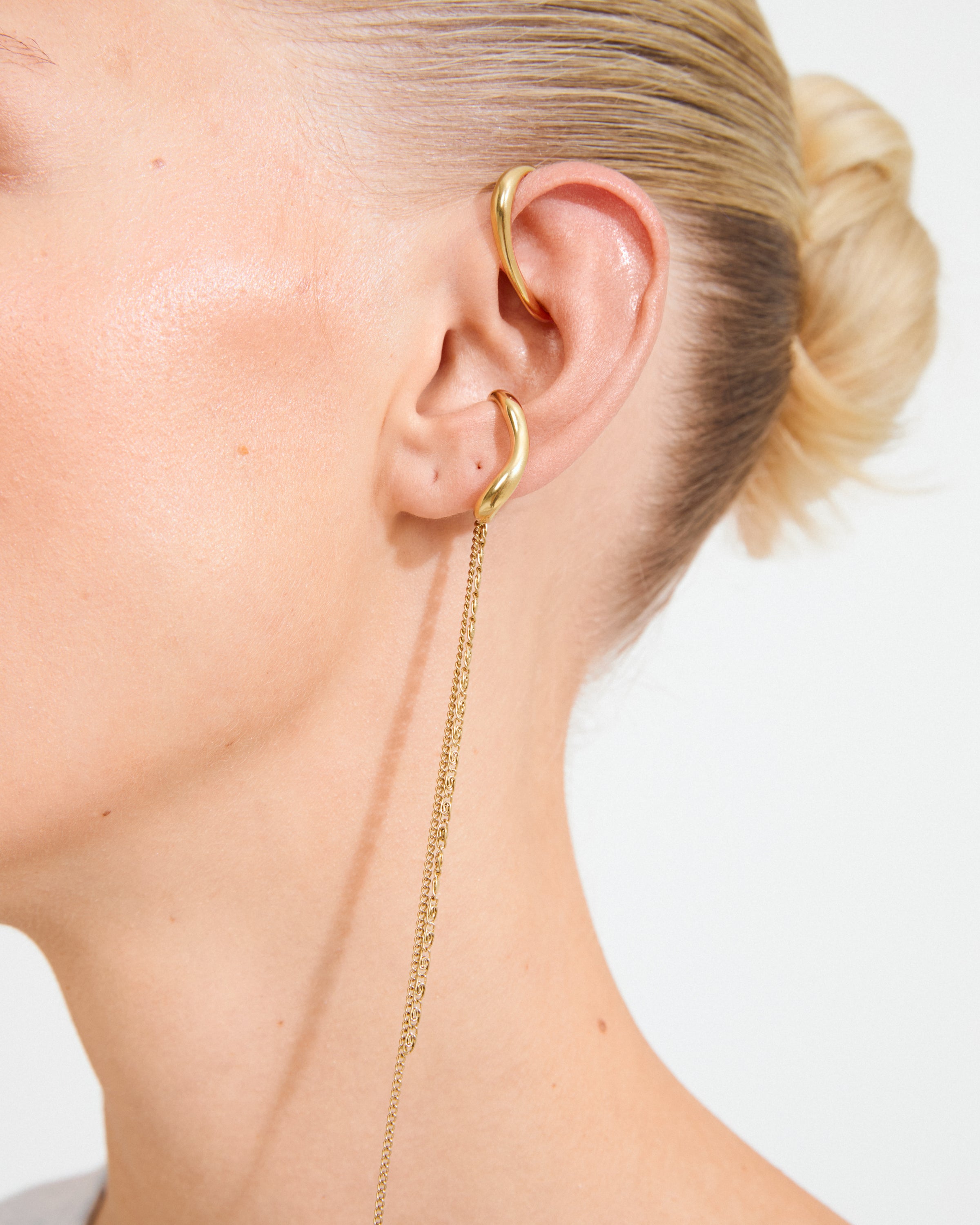 Evon 2-in-1 Ear Cuff - Goud