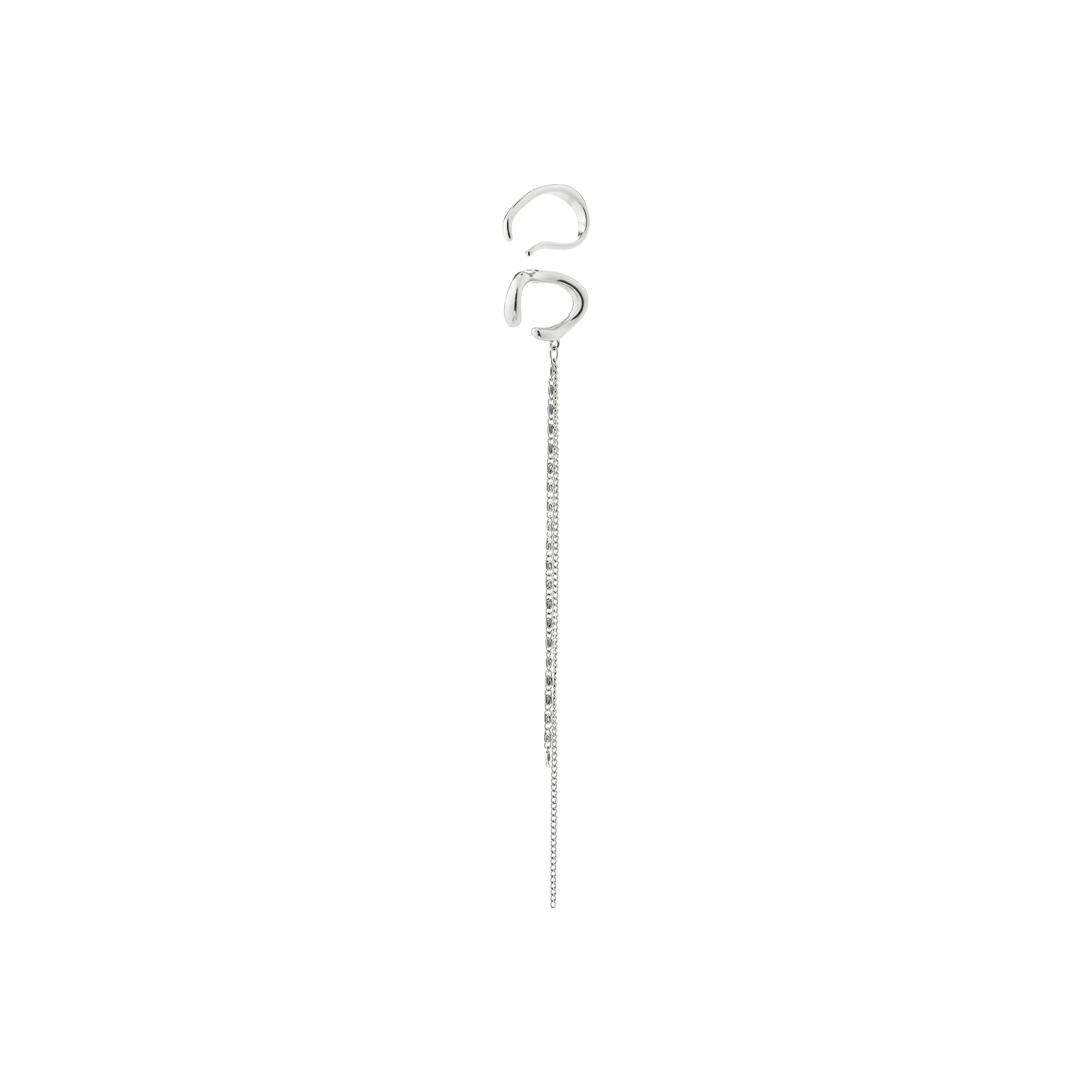 Evon 2-in-1 Ear Cuff - Zilver