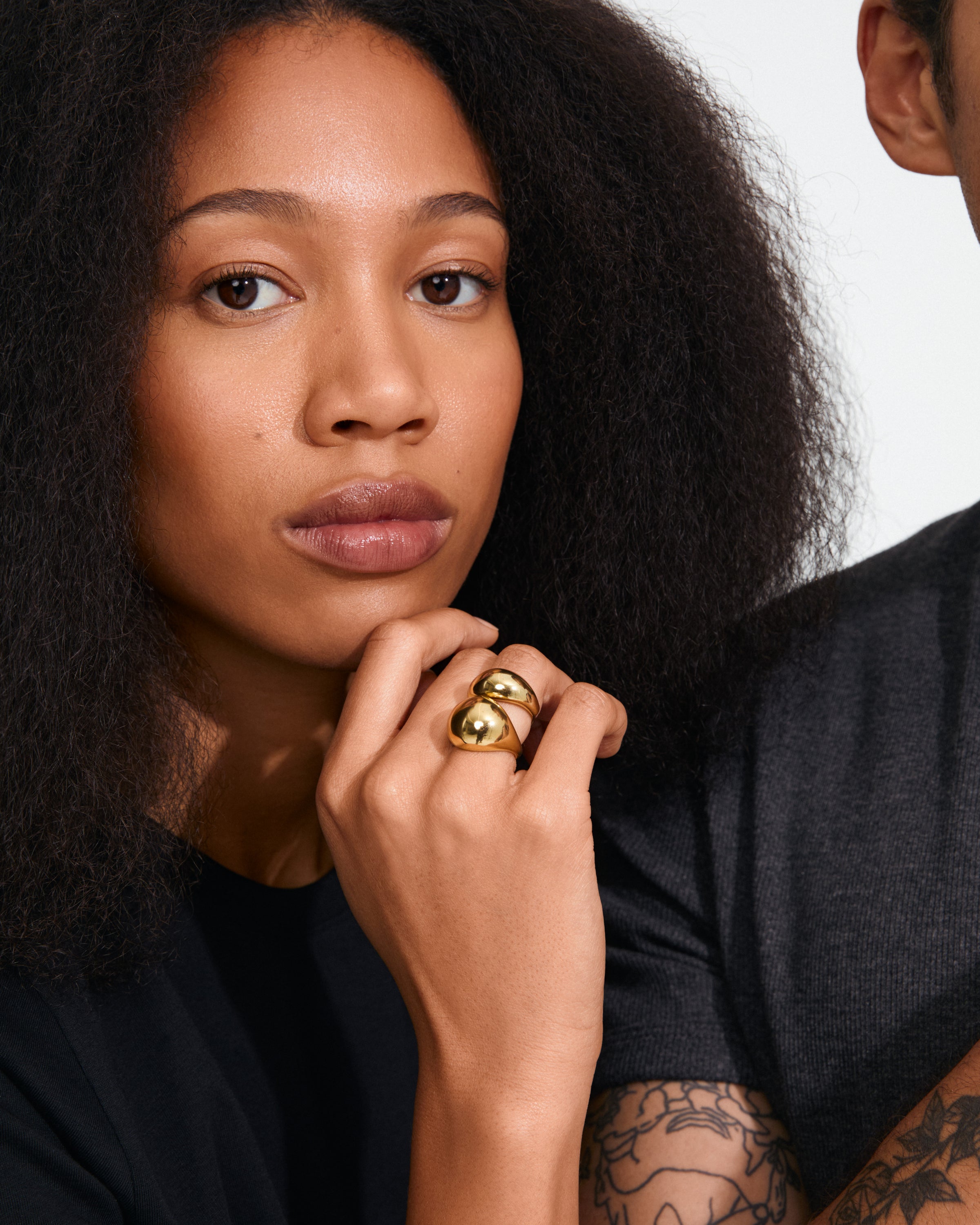 Evon 2-in-1 Set Ringen - Goud