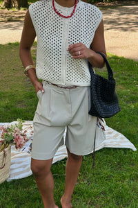 Nika Bermuda Short - Crème