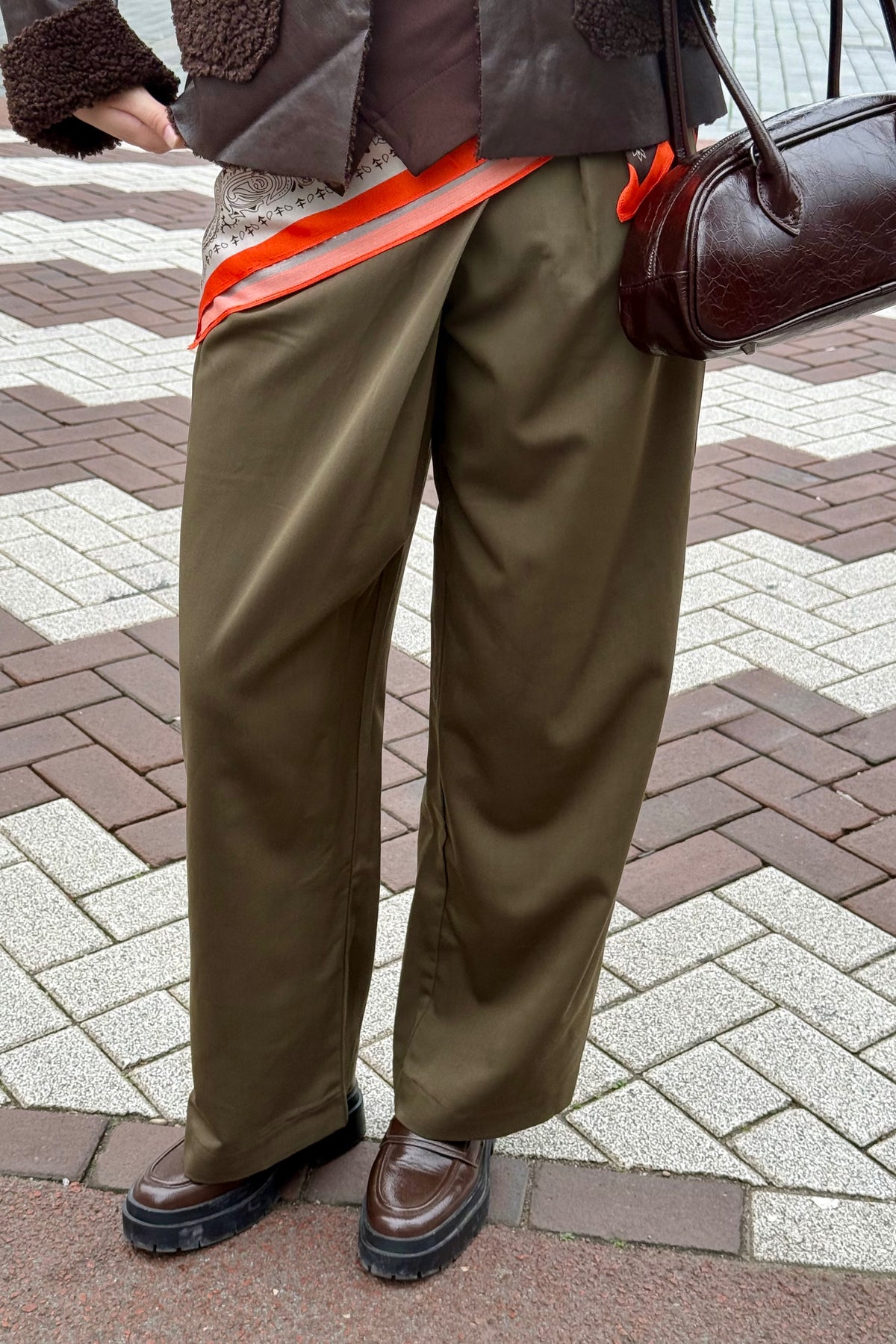YASWera Pants - Groen/Grijs