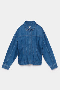 Shace Denim Jas - Donkerblauw