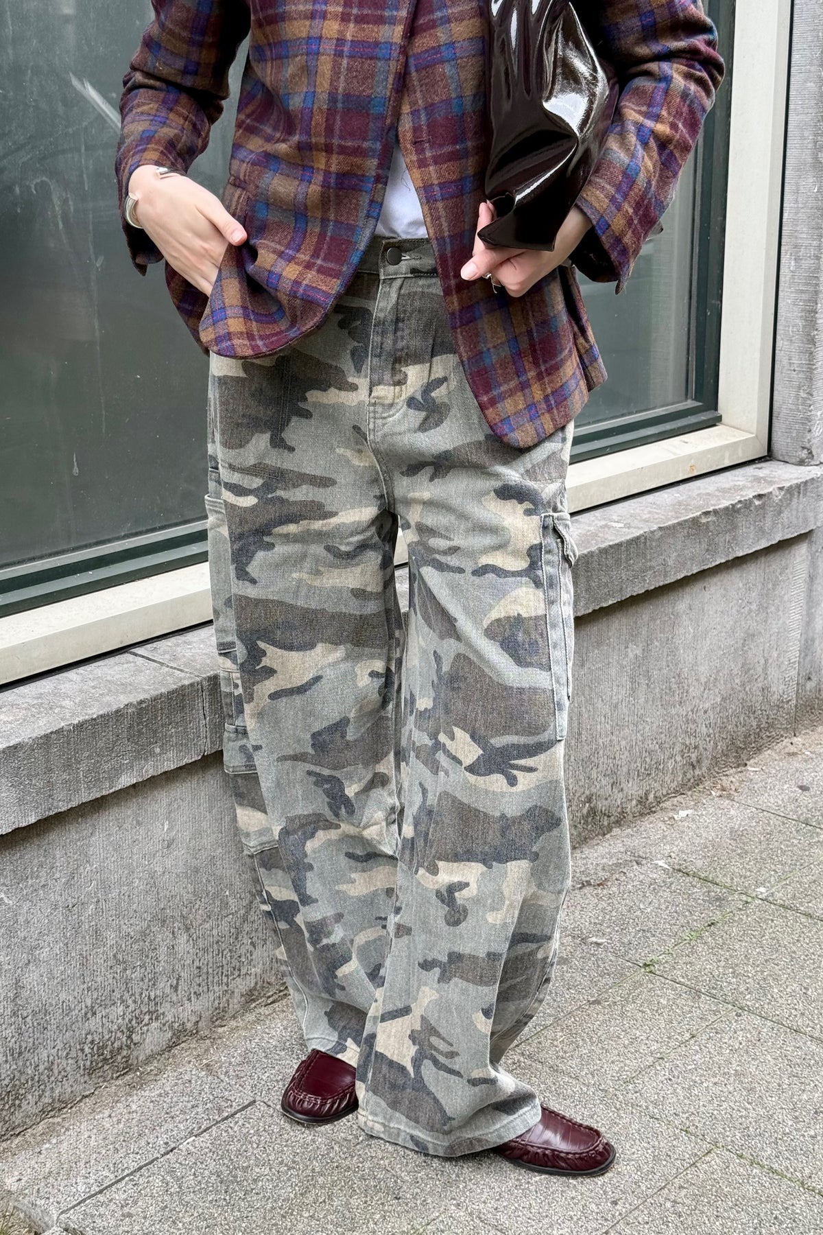 Valerie Camo Jeans - Groen