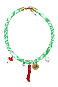 Bill Bedel Ketting - Groen