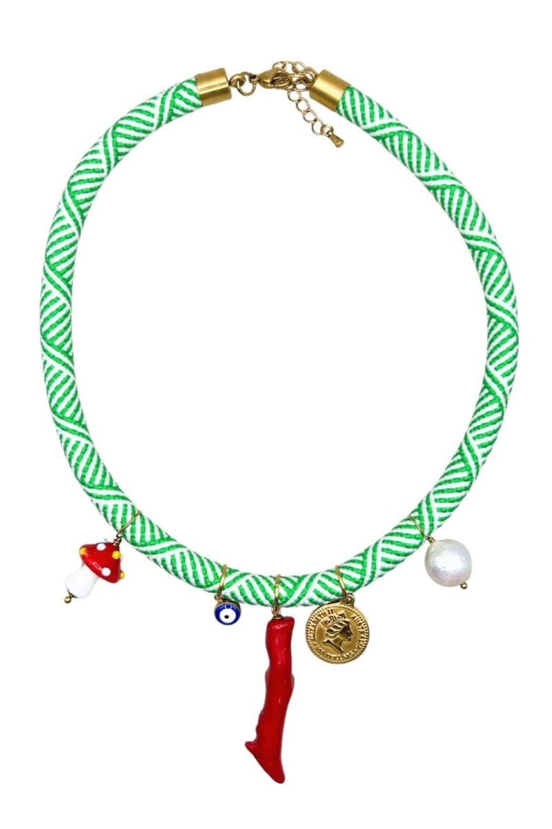 Bill Bedel Ketting - Groen