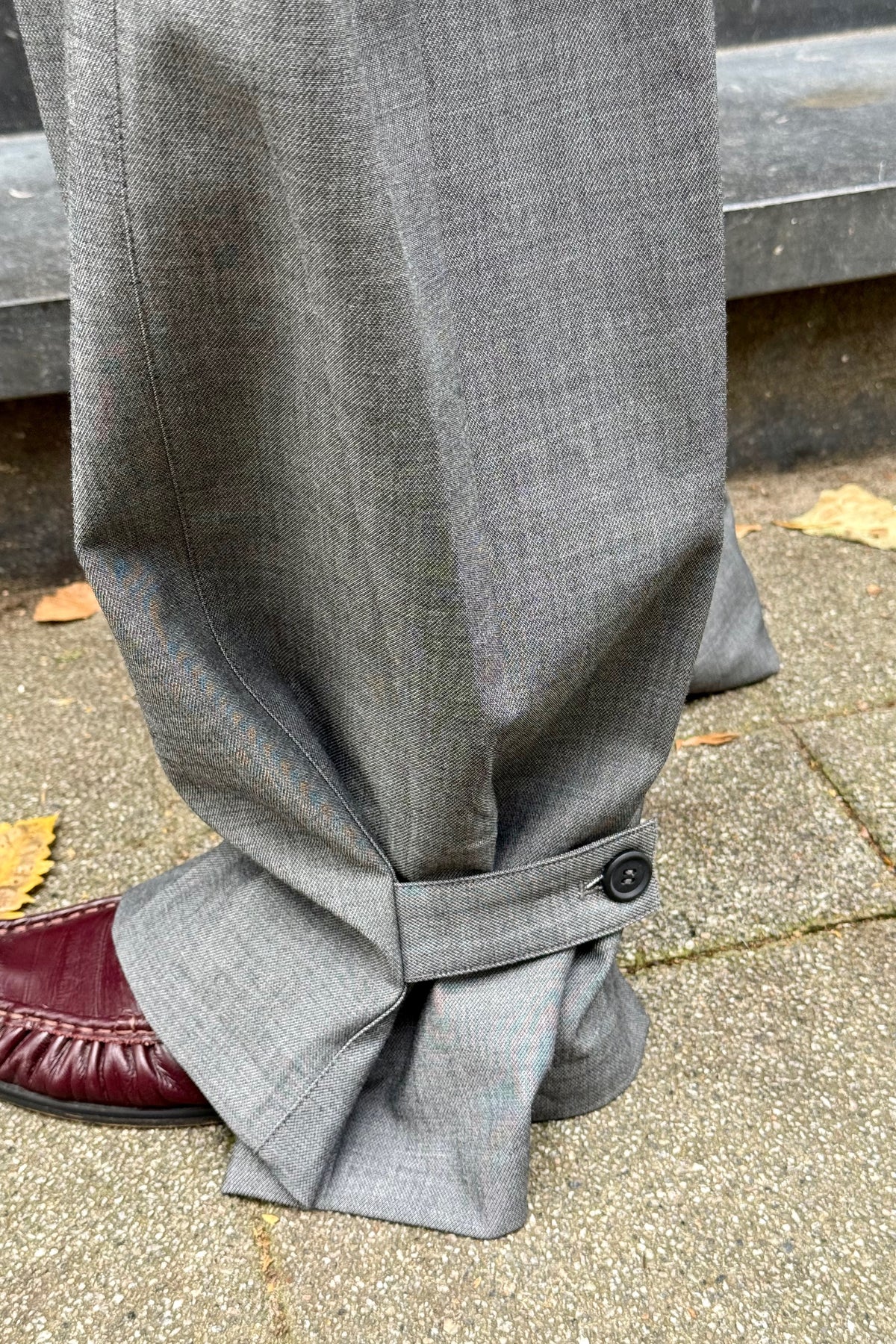 JackyCC Pleat Pantalon - Grijs