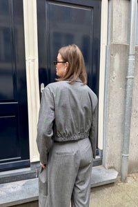 JackyCC Cropped Blazer - Grijs