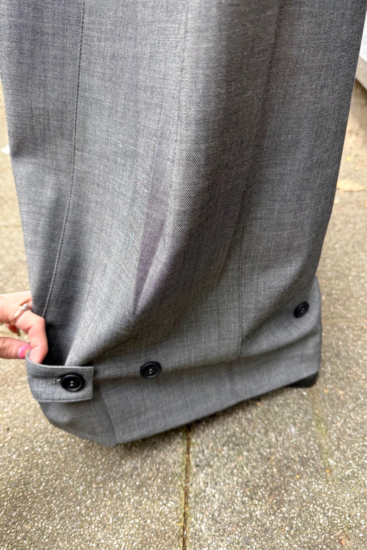 JackyCC Pleat Pantalon - Grijs