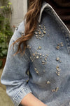 Selie Blouse - Denim Blauw