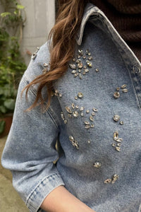 Selie Blouse - Denim Blauw