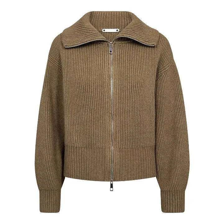 RowCC Zip Knit Vest - Groen