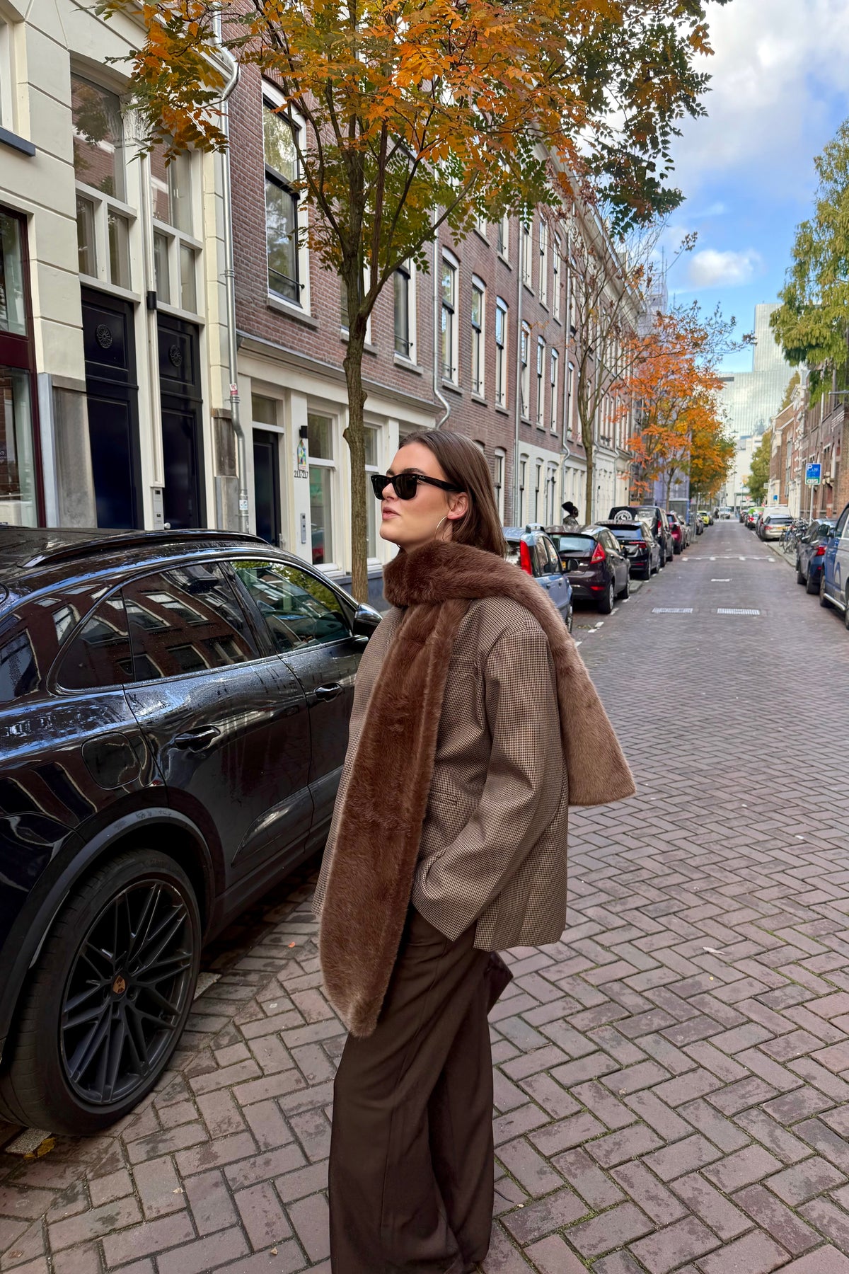 Jasmin Blazer - Zwart/Rood