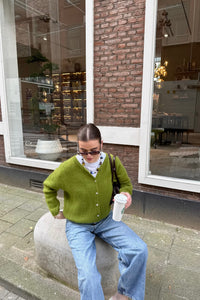 Veerle Vest - Lime Groen