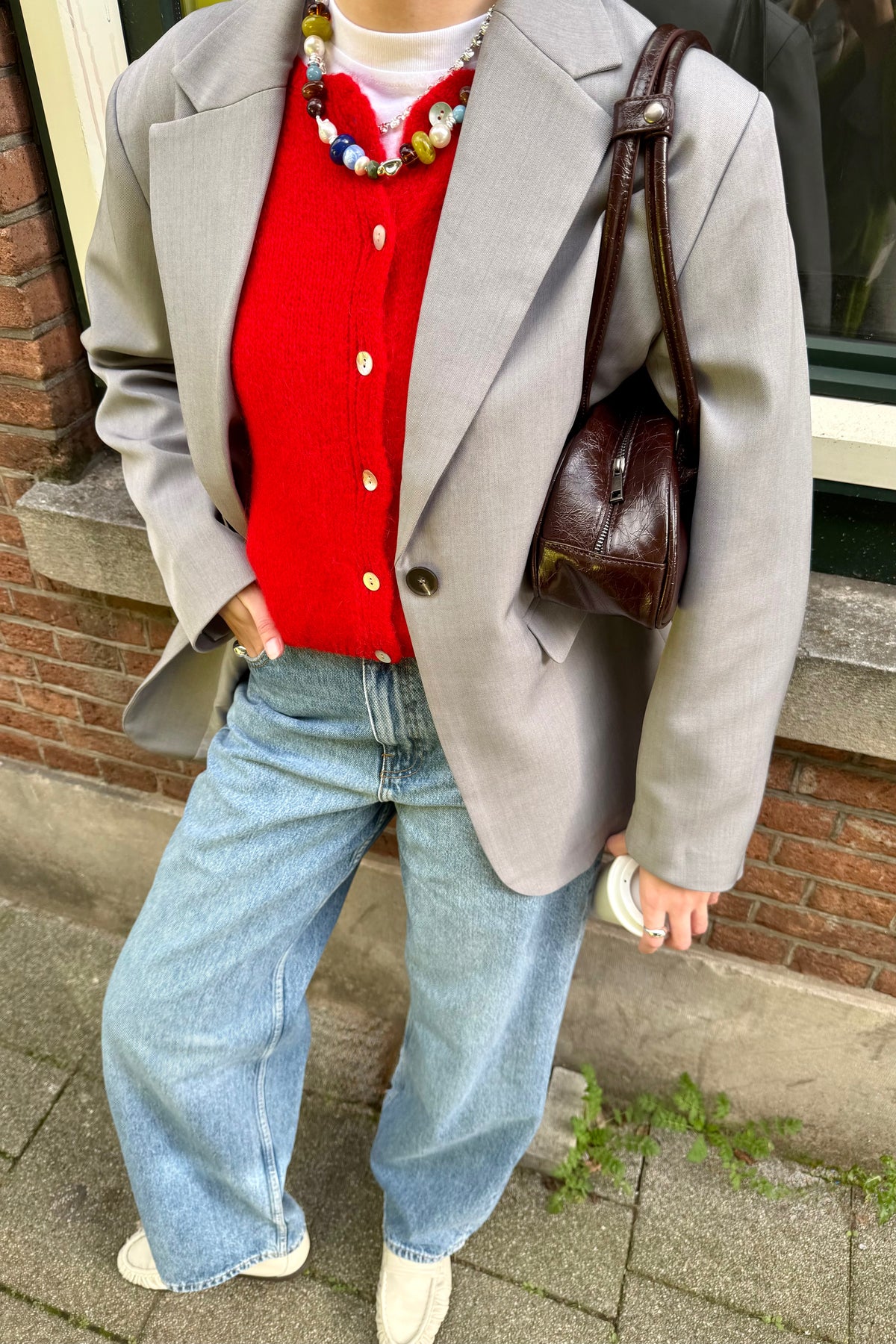 Veerle Vest - Rood