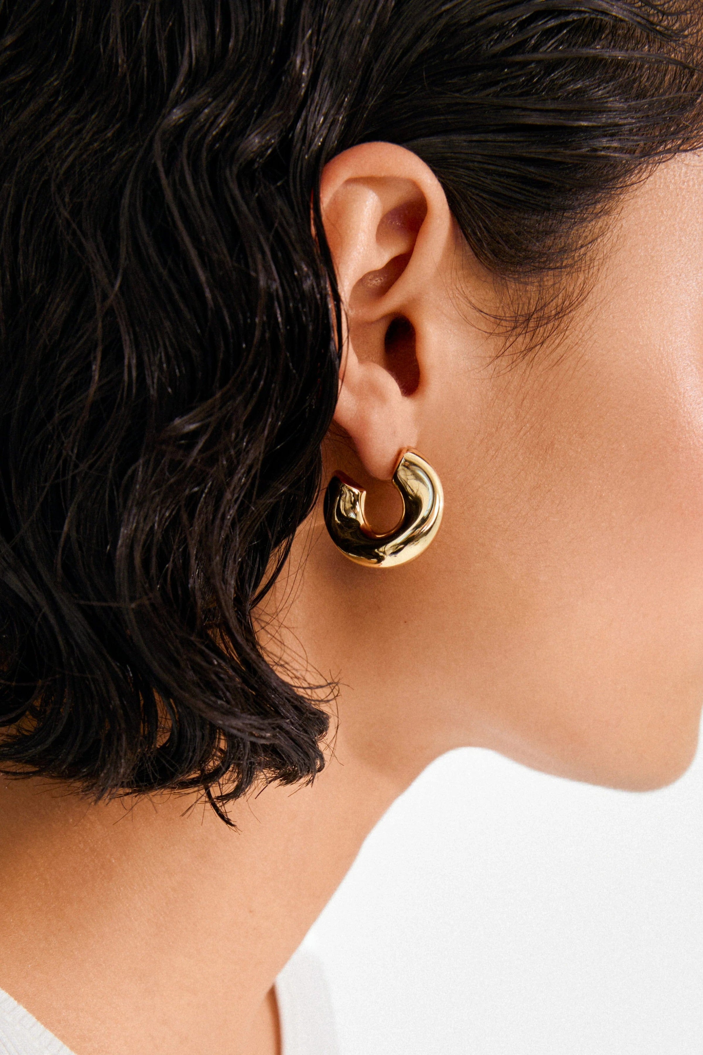 Jennings Hoop Oorbellen - Goud