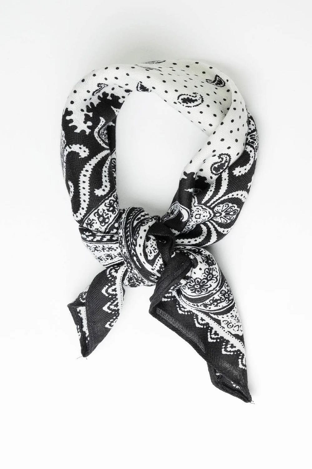 Paisley Scarf - Black
