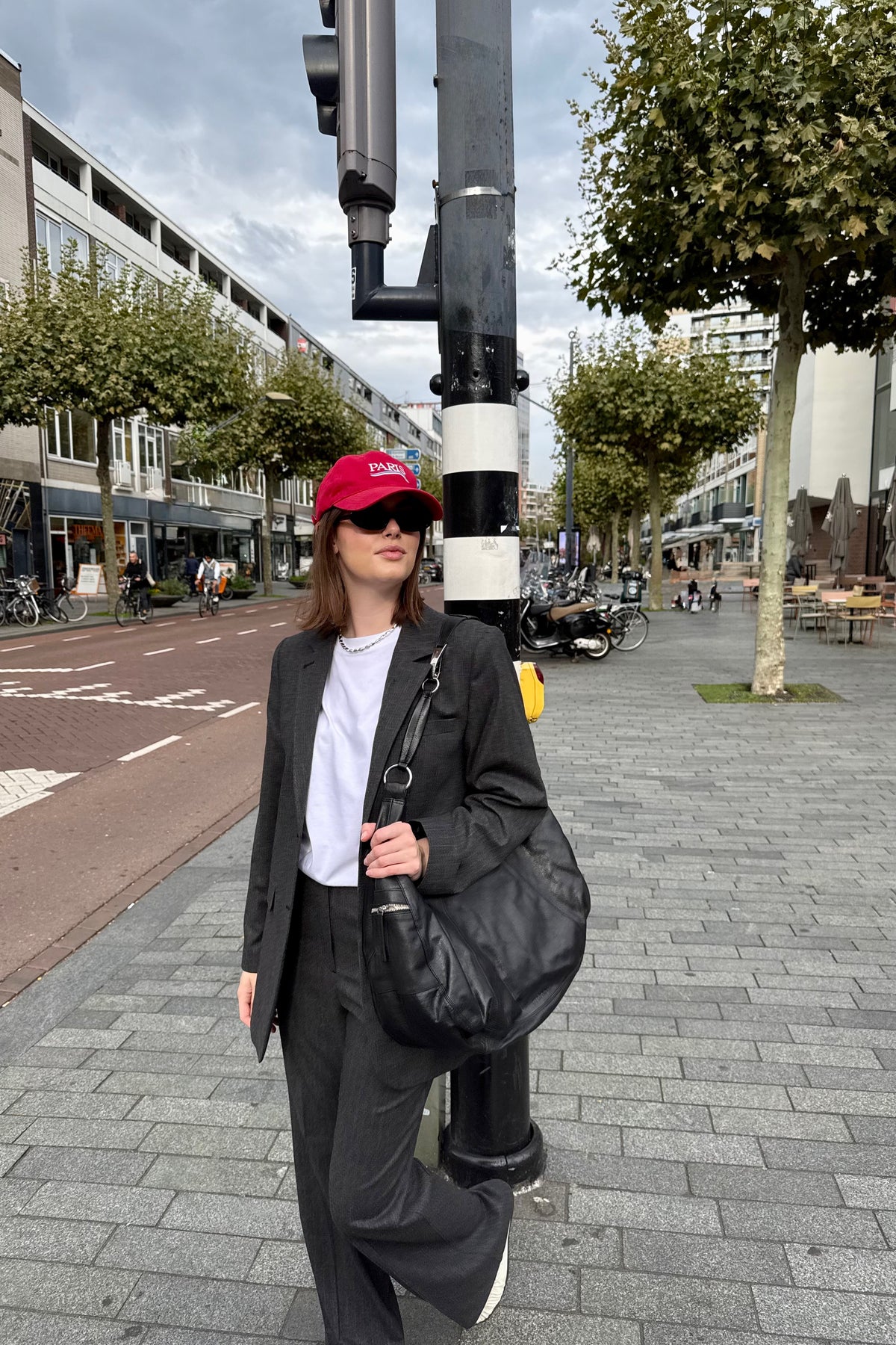 SLWOversized Malia Blazer - Donkergrijs