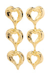 Tide Heart Oorbellen - Goud