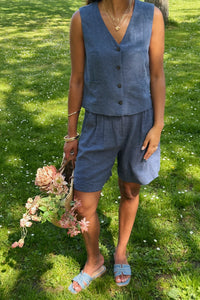 MSCHViana Ginia Short - Blauw