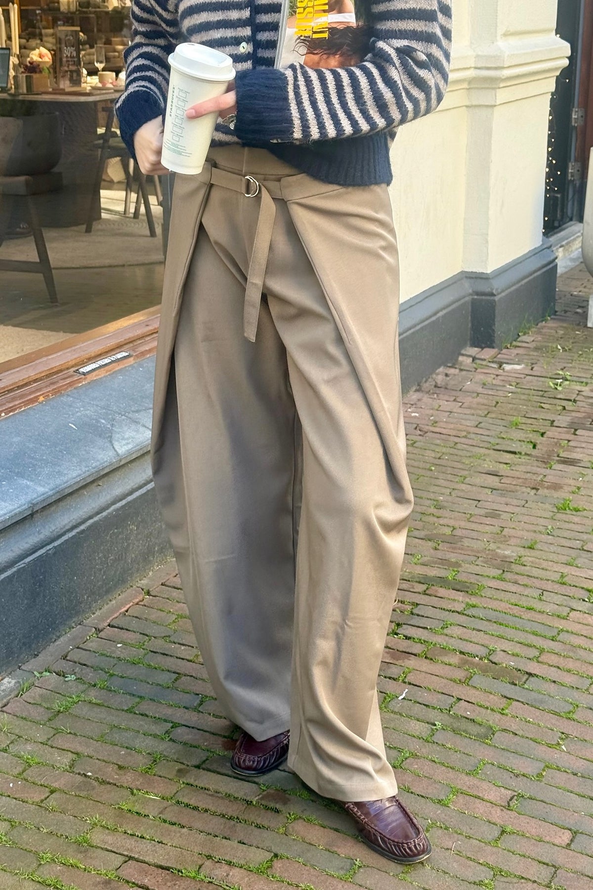 Zanya Pantalon - Taupe
