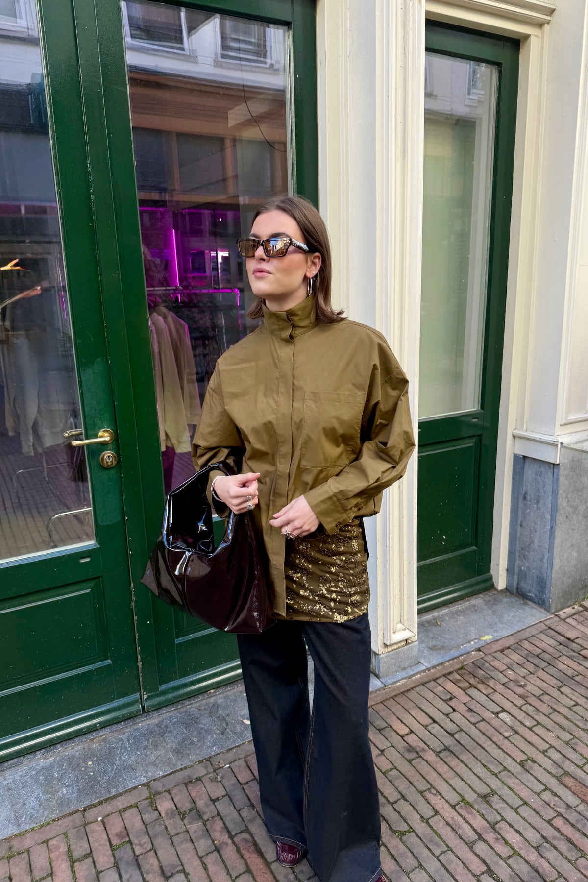 Speckle Blouse - Groen