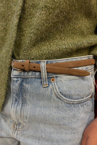SLFWiona Dunne Suede Riem - Bruin