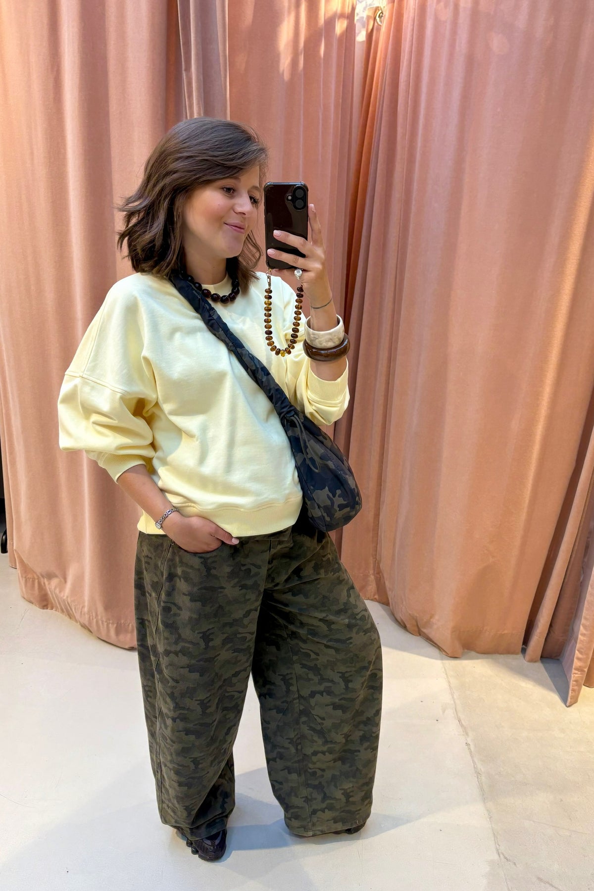 Oversized Emilie Trui - Geel